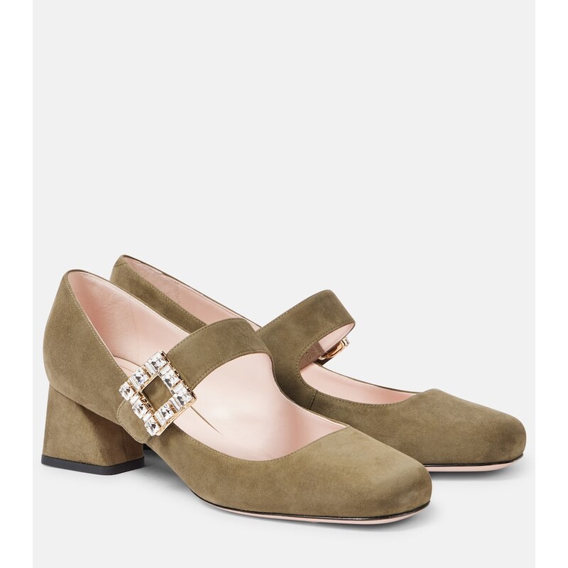 Roger Vivier TrÃs Vivier 45 suede pumps