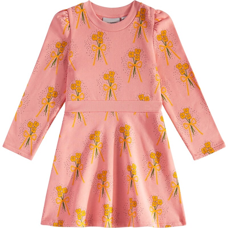 Mini Rodini Winter Flowers cotton dress