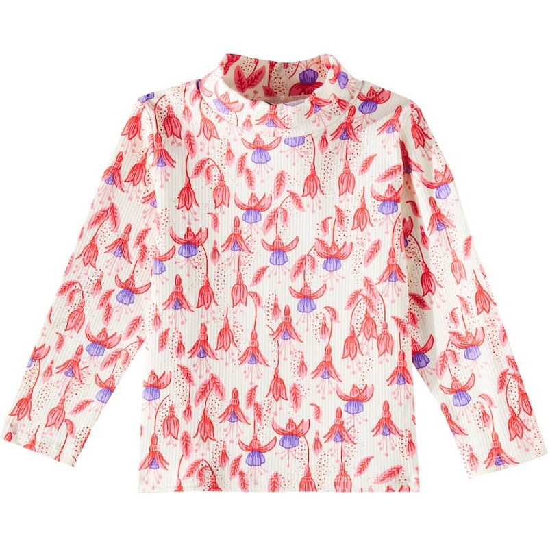 Mini Rodini Fuchsia cotton-blend top
