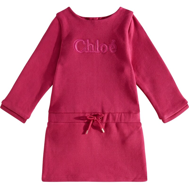 Chloé Kids Baby logo cotton jersey dress