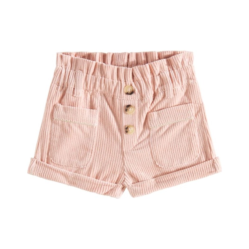 Chloé Kids Baby cotton velvet shorts