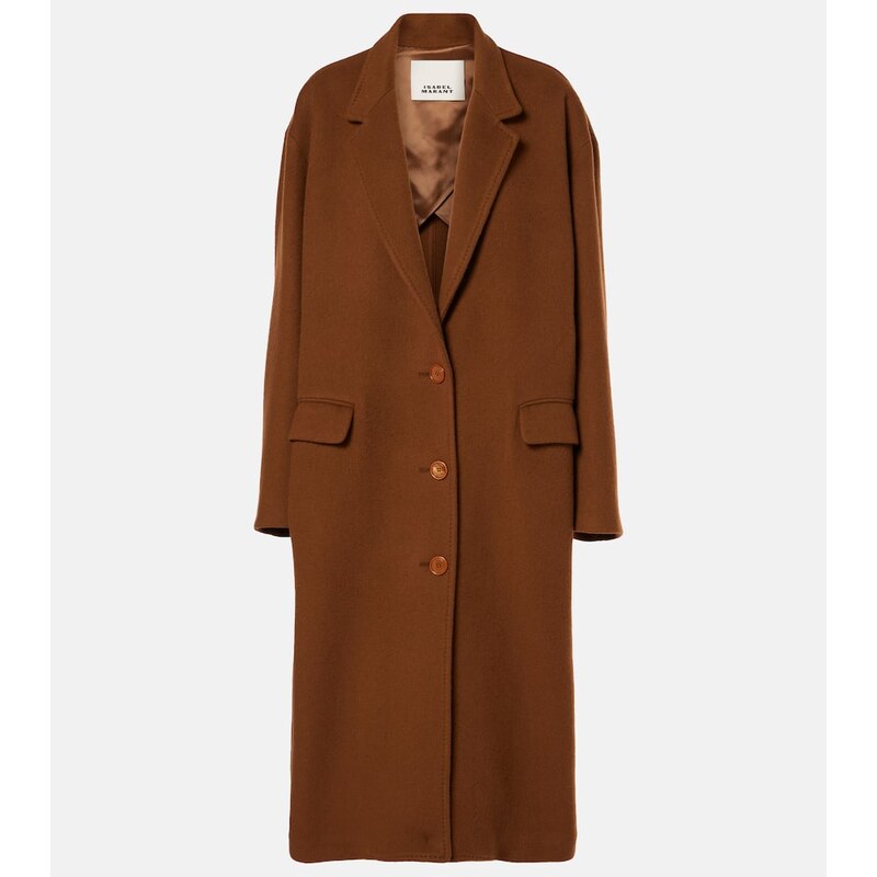 Isabel Marant Efezia wool, cashmere and silk coat