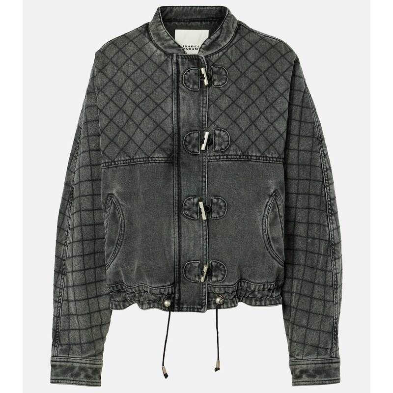 Isabel Marant Celiany quilted denim jacket