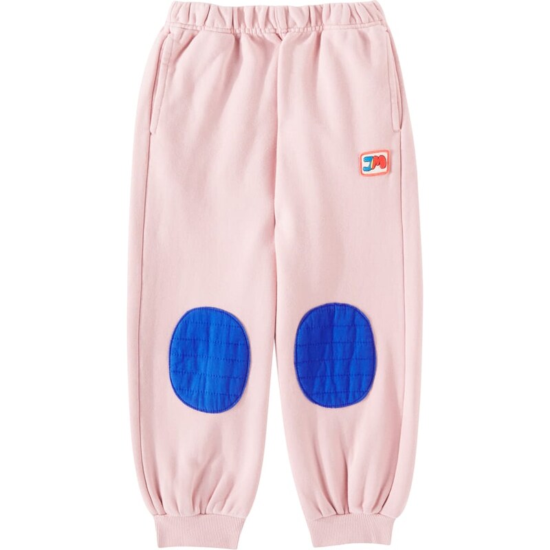 Jellymallow Patch-appliquÃ cotton jersey sweatpants