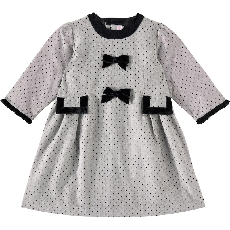 La Coqueta Penelope bow-detail polka-dot dress
