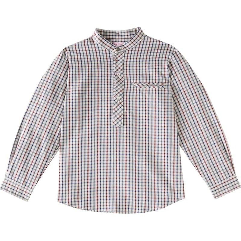 La Coqueta Mateo checked cotton shirt