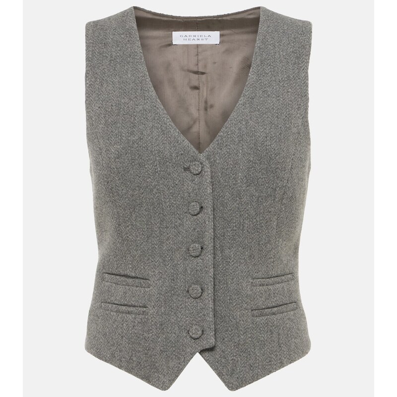 Gabriela Hearst Coleridge wool and cashmere vest