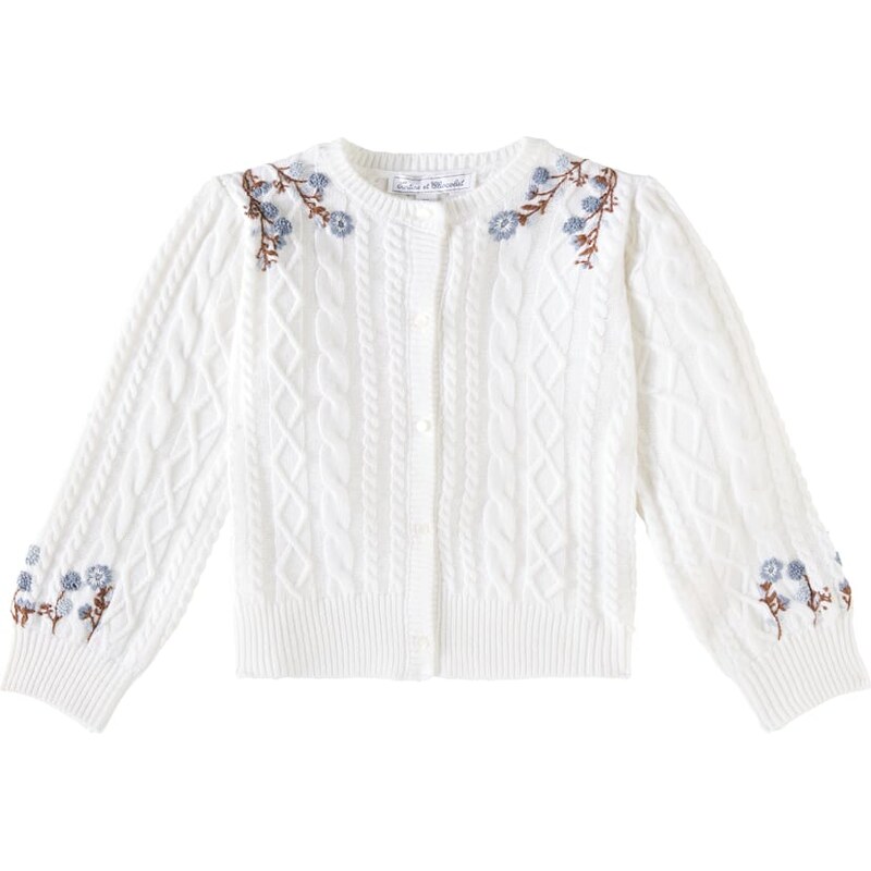Tartine et Chocolat Wool and cashmere-blend cardigan