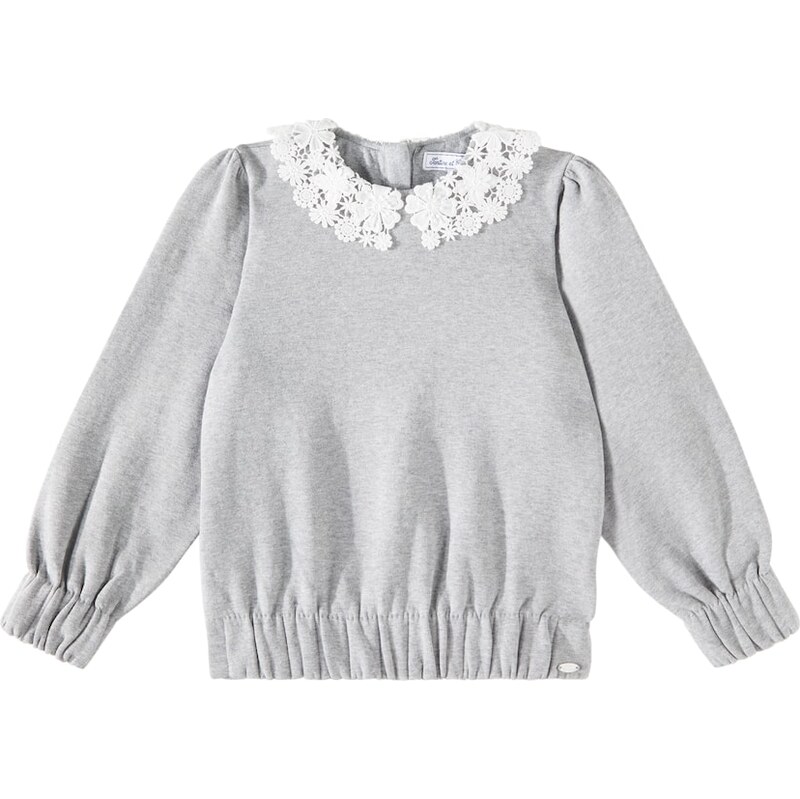Tartine et Chocolat Embroidered cotton jersey sweatshirt