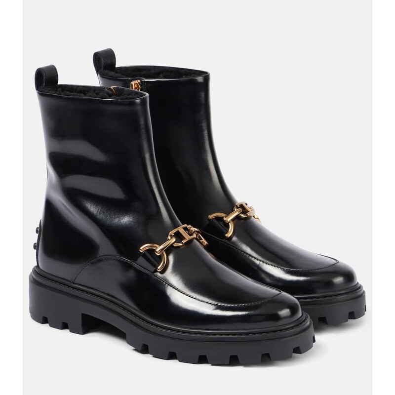 Tods Patent leather Chelsea boots