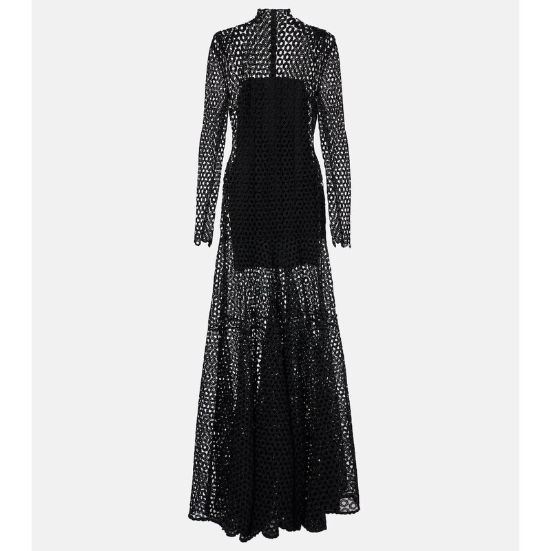 David Koma MacramÃ gown