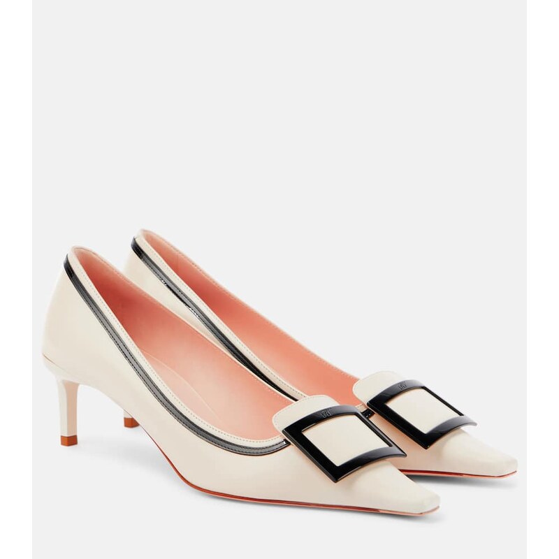 Roger Vivier Viv Canard 55 leather pumps