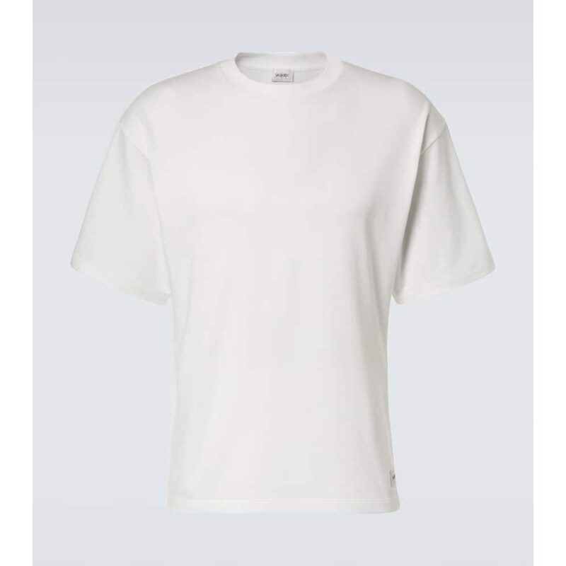 Saint Laurent Cotton-blend jersey T-shirt