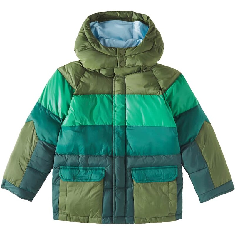 Scotch & Soda Kids Colorblocked puffer jacket
