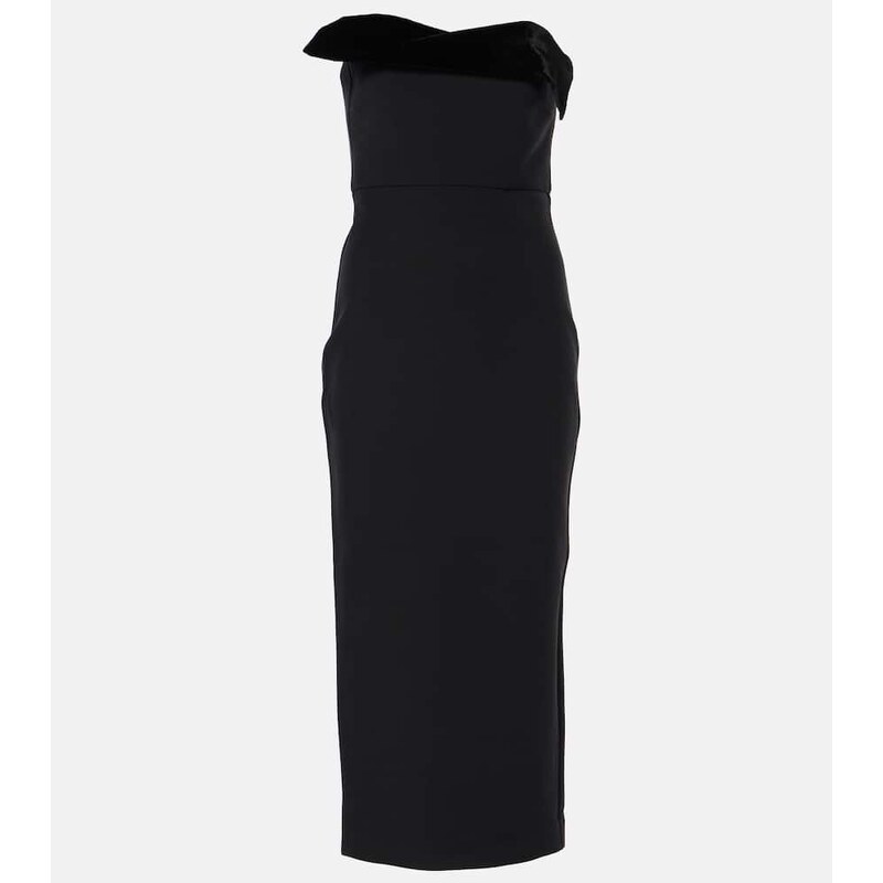 Roland Mouret CrÃªpe bustier dress