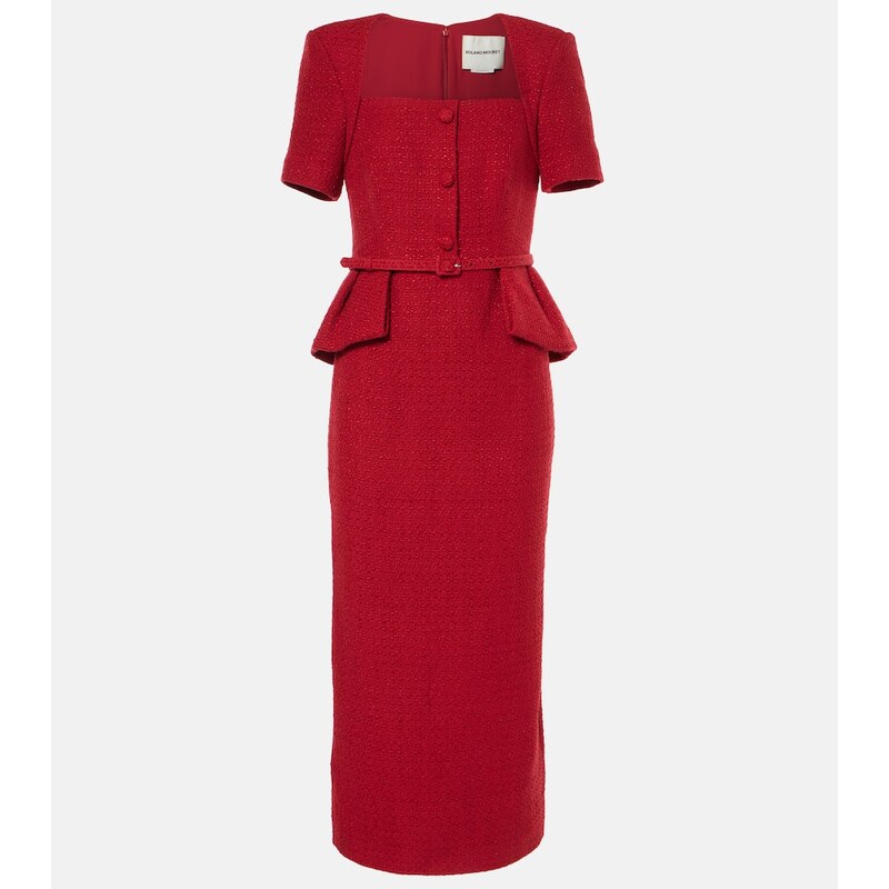 Roland Mouret BouclÃ midi dress