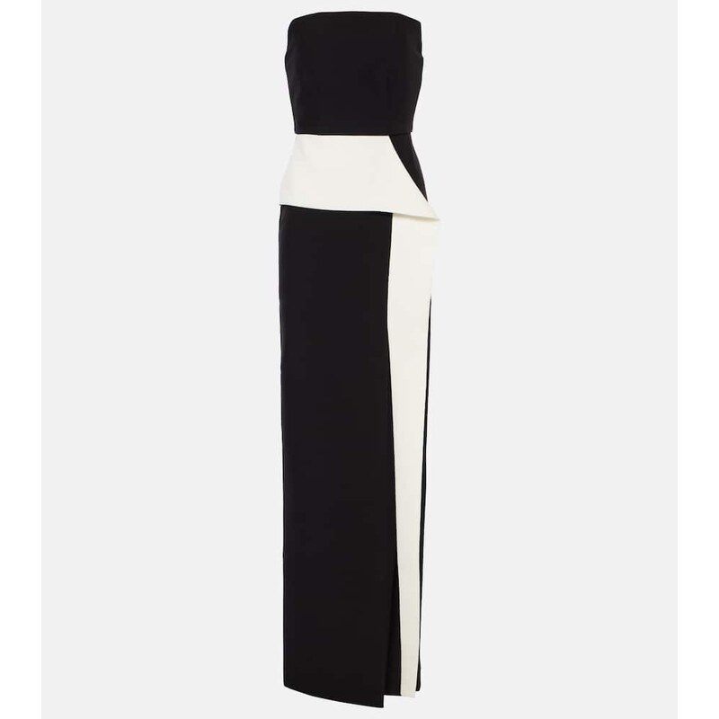 Roland Mouret Strapless crÃªpe gown