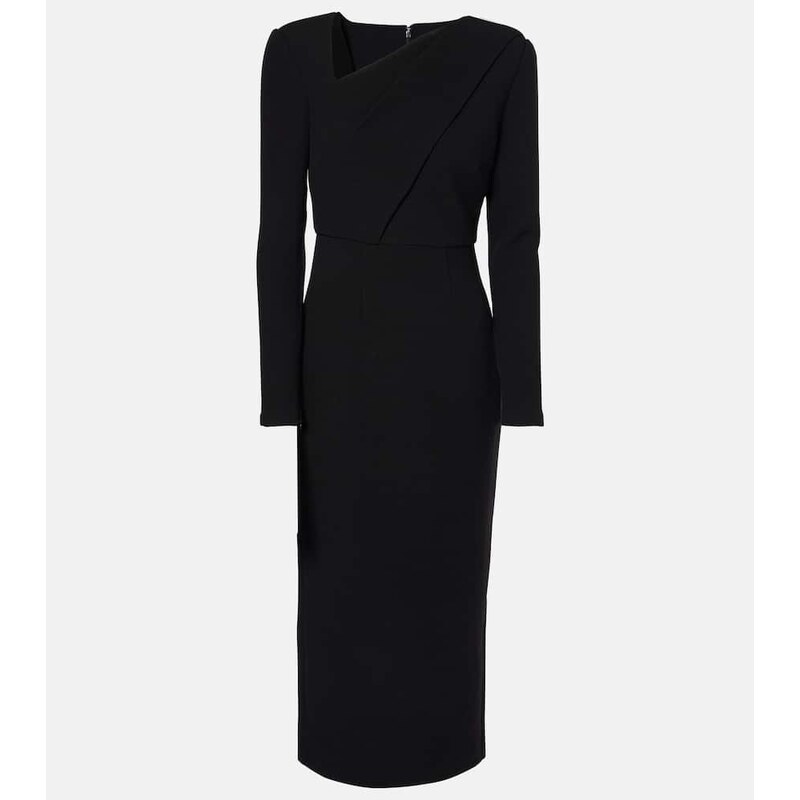 Roland Mouret Wool crÃªpe midi dress