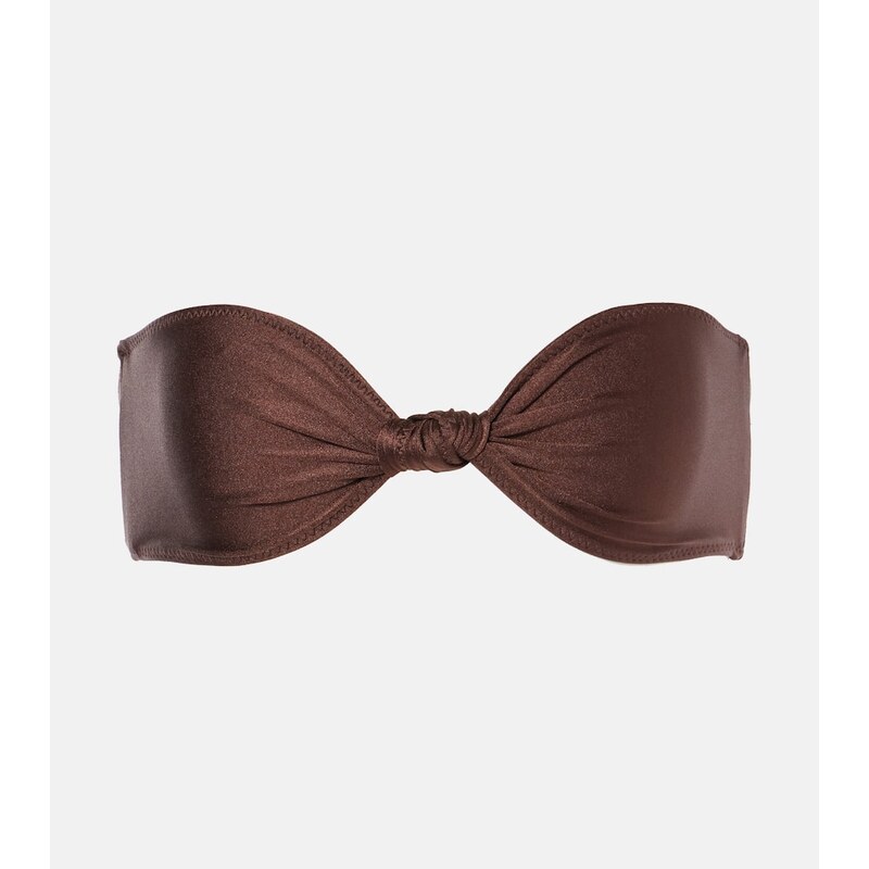 Same Knotted bandeau bikini top