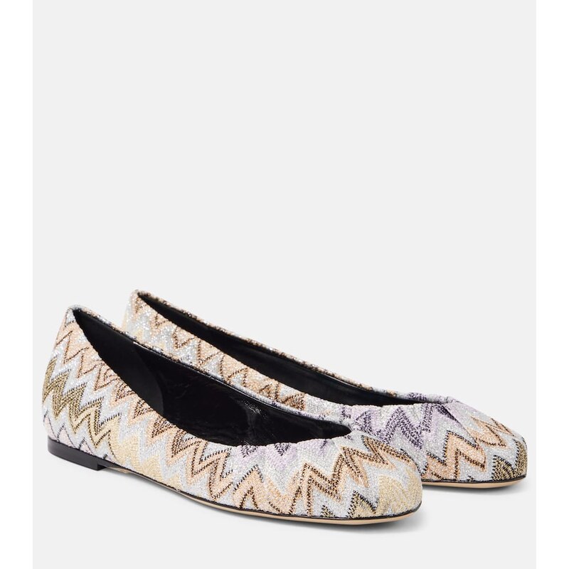 Missoni Iris Zigzag ballet flats
