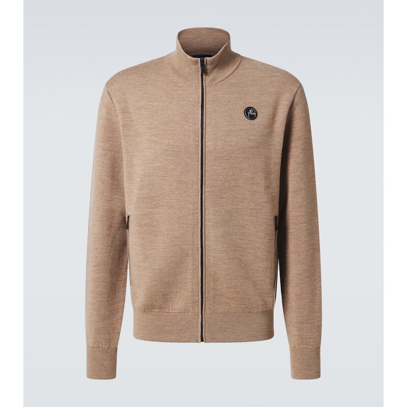 Fusalp Mayeul wool-blend zip-up cardigan