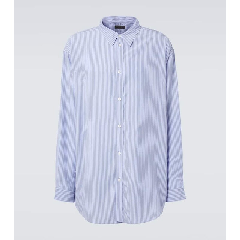 Balenciaga Flowing pinstripe oversized shirt