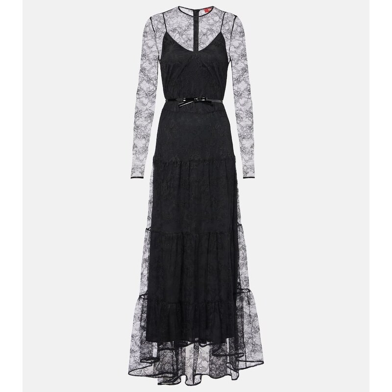 Max Mara Modane lace maxi dress