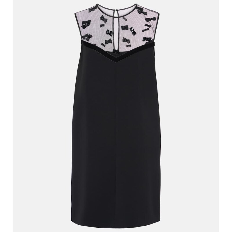 Max Mara Elegante Nandina bow-detail minidress