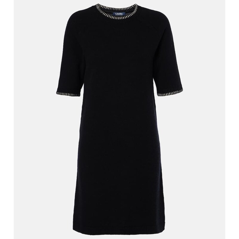 S Max Mara Denny wool and cashmere midi dress