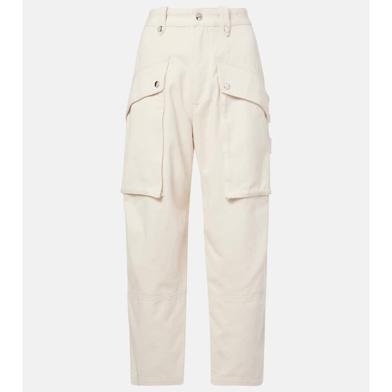 Marant Etoile Jannick low-rise cotton cargo pants