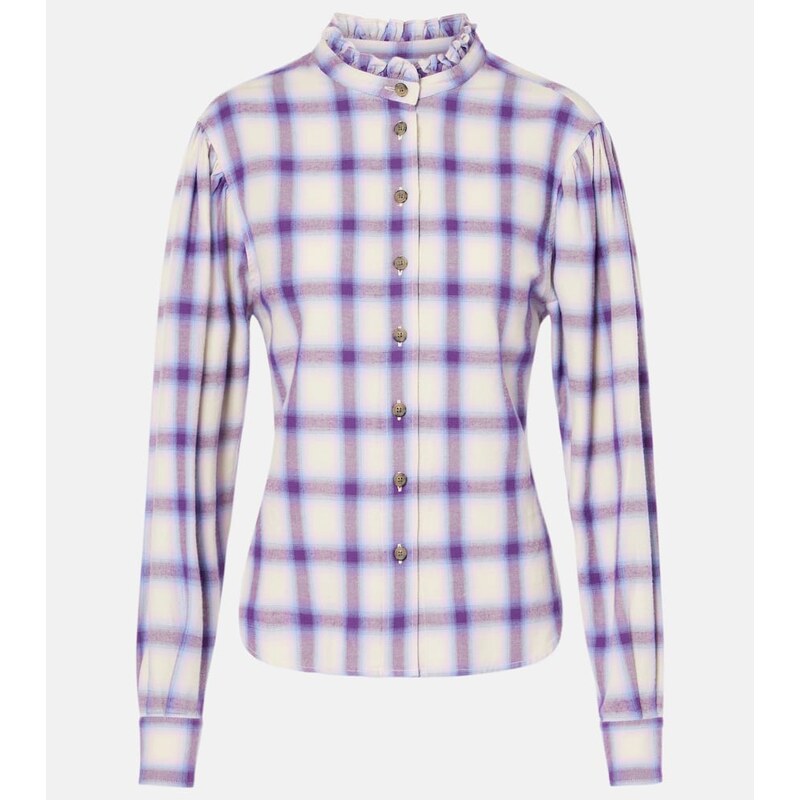 Marant Etoile Checked cotton shirt