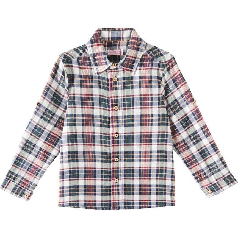 La Coqueta Nico plaid cotton shirt