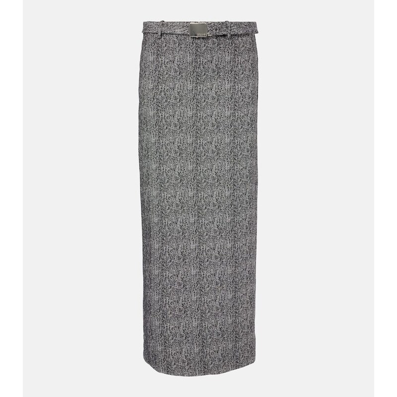 Staud Murray herringbone maxi skirt