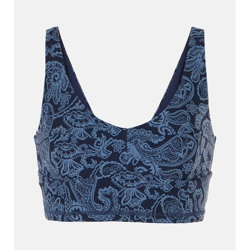 The Upside Peached Jade paisley sports bra