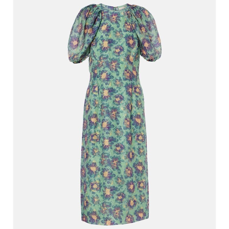 Ulla Johnson Amandine puff-sleeve midi dress