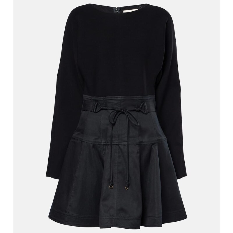Ulla Johnson Aremi twill-trimmed minidress