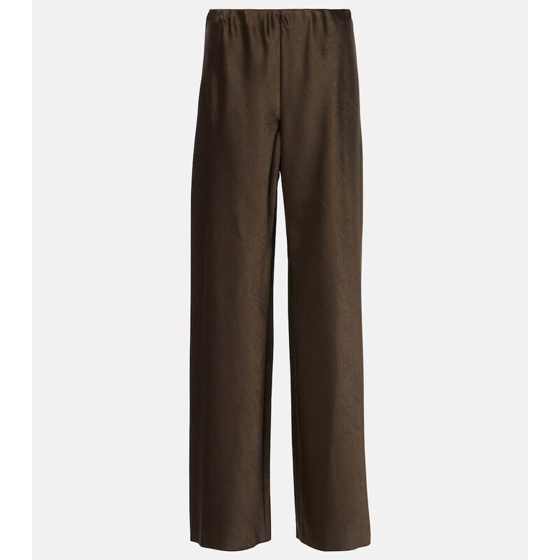 Vince Fluid satin straight pants