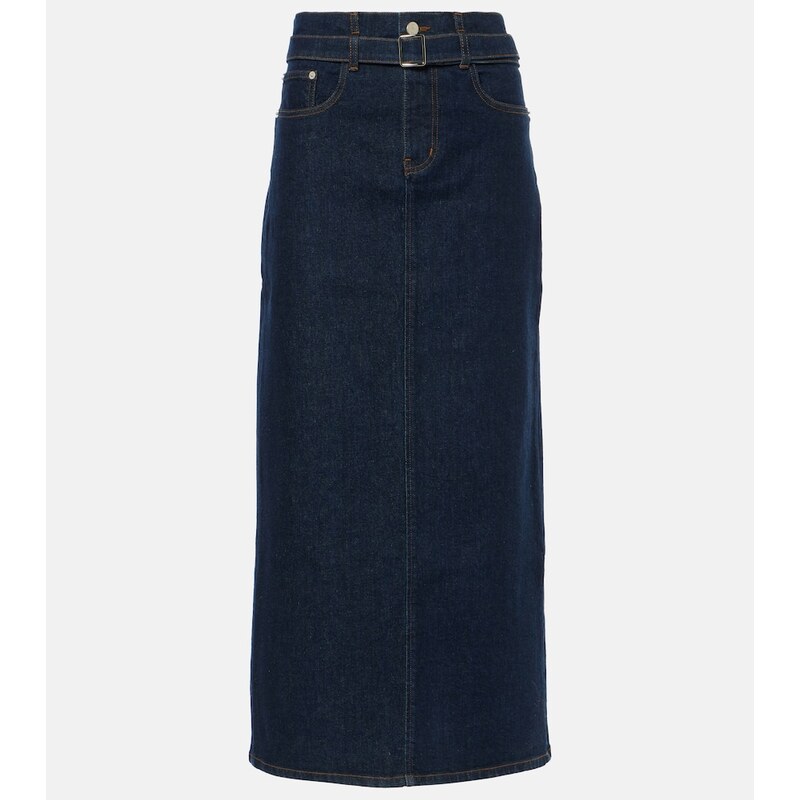 Proenza Schouler Calder denim midi skirt