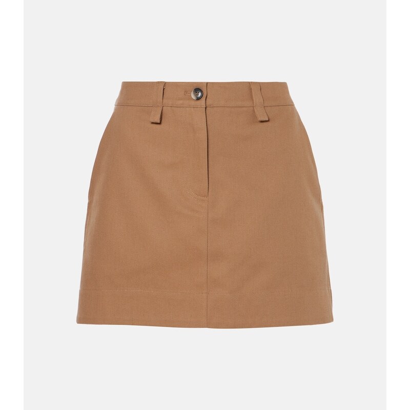 Proenza Schouler White Label Silas cotton-blend miniskirt