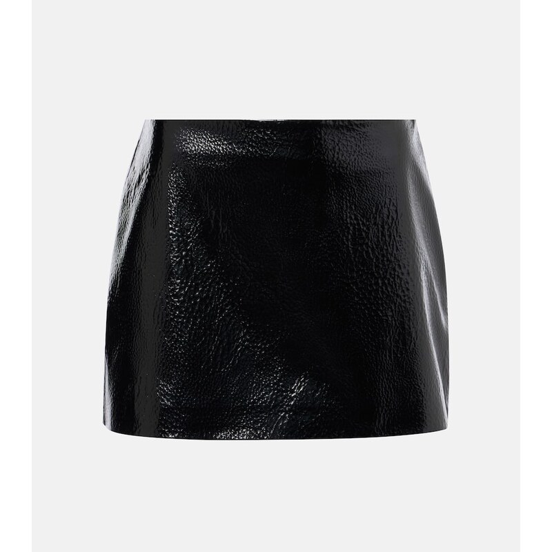 The Frankie Shop Mary faux leather miniskirt