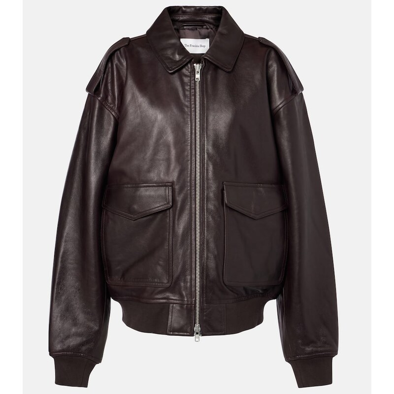 The Frankie Shop Viper leather jacket