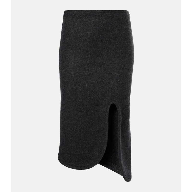 Victoria Beckham Padded high-rise wool pencil skirt
