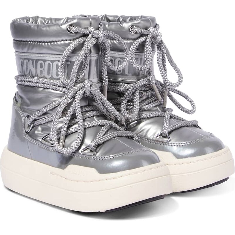 Moon Boot Kids Junior Park logo snow boots