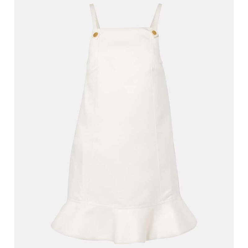 Ganni Duchess satin minidress