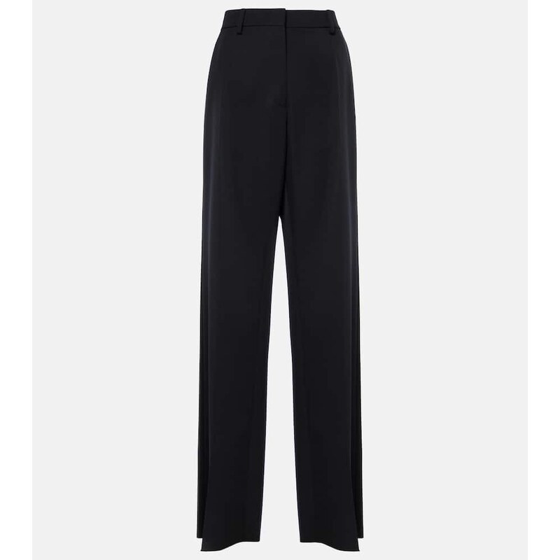Valentino Grisaille virgin wool straight pants