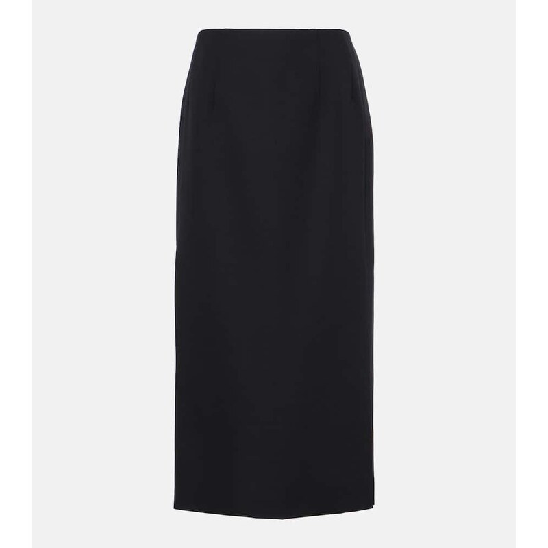 Valentino Grisaille virgin wool pencil skirt