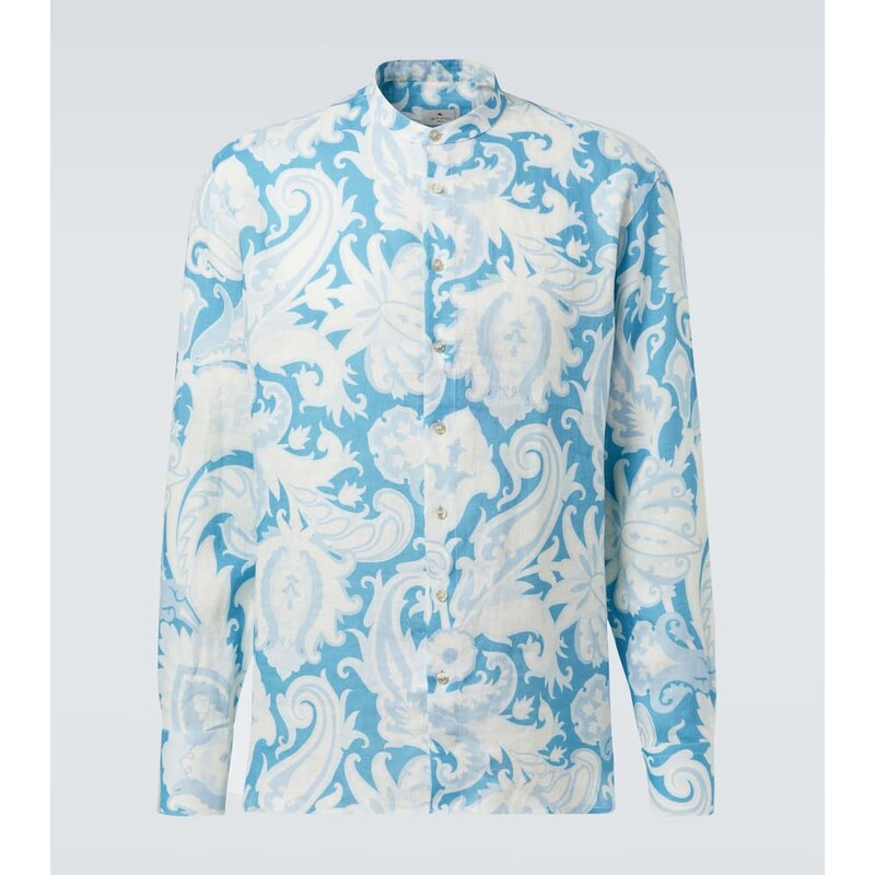 Etro Floral linen shirt
