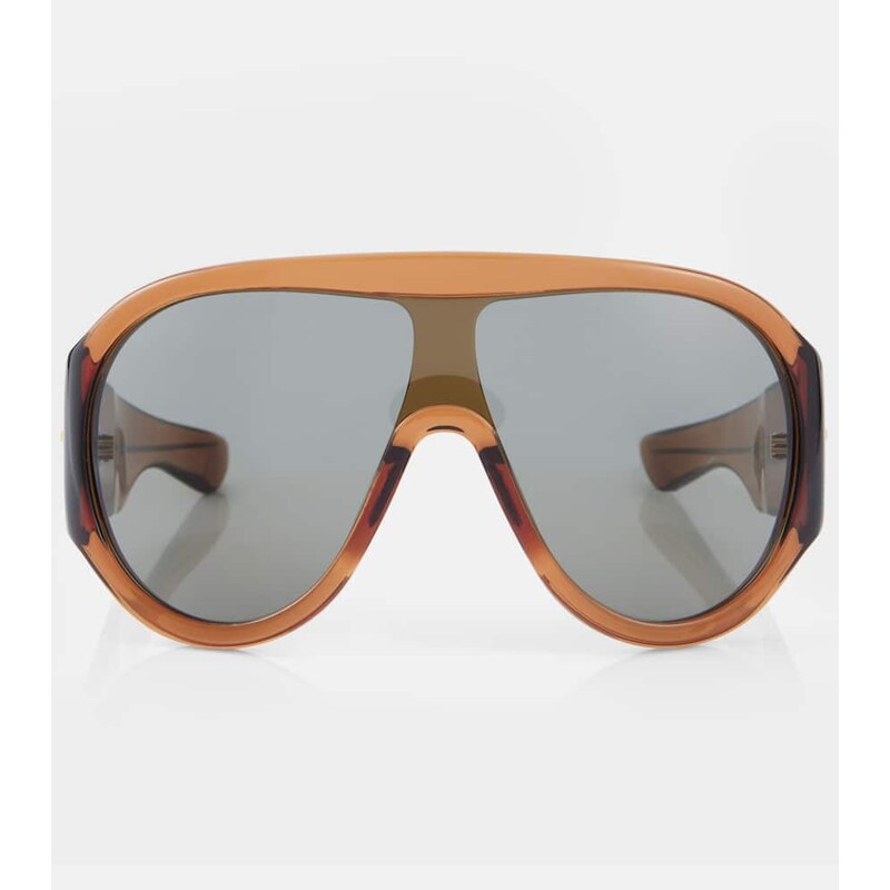 Bottega Veneta Scudo shield sunglasses