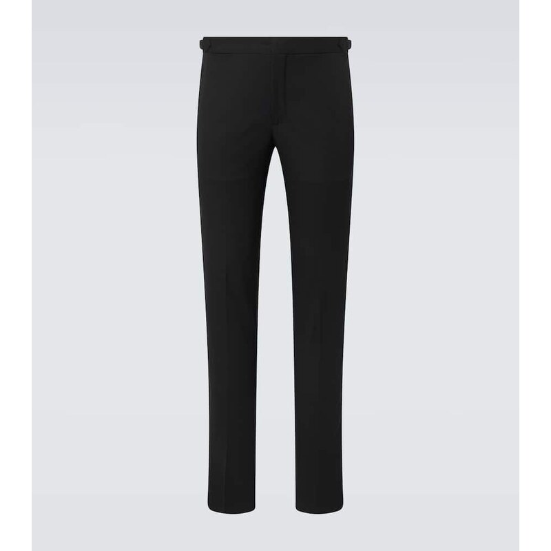 Rubinacci Luca wool tuxedo pants