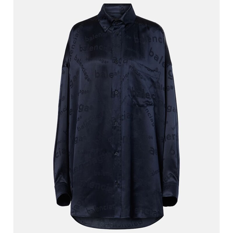 Balenciaga Cocoon silk shirt